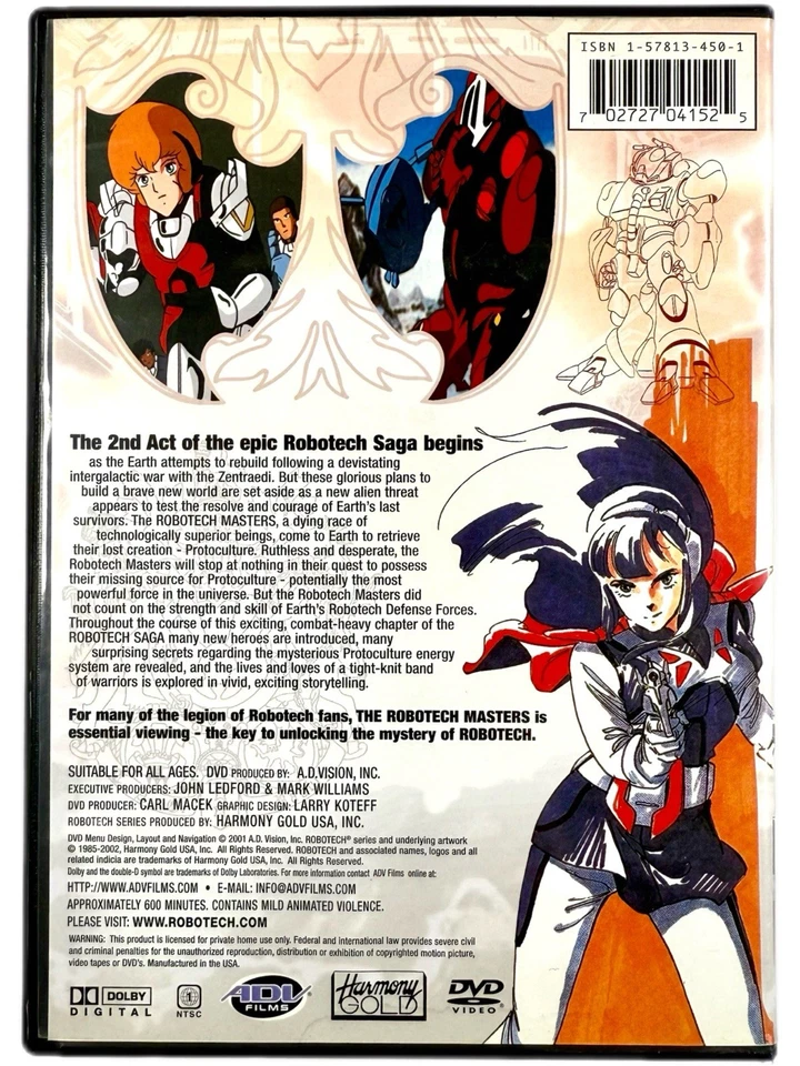 Robotech Complete DVD Lot Rare Anime Collection | Mecha Sci-Fi Classic Fast Ship - Image 4 of 4