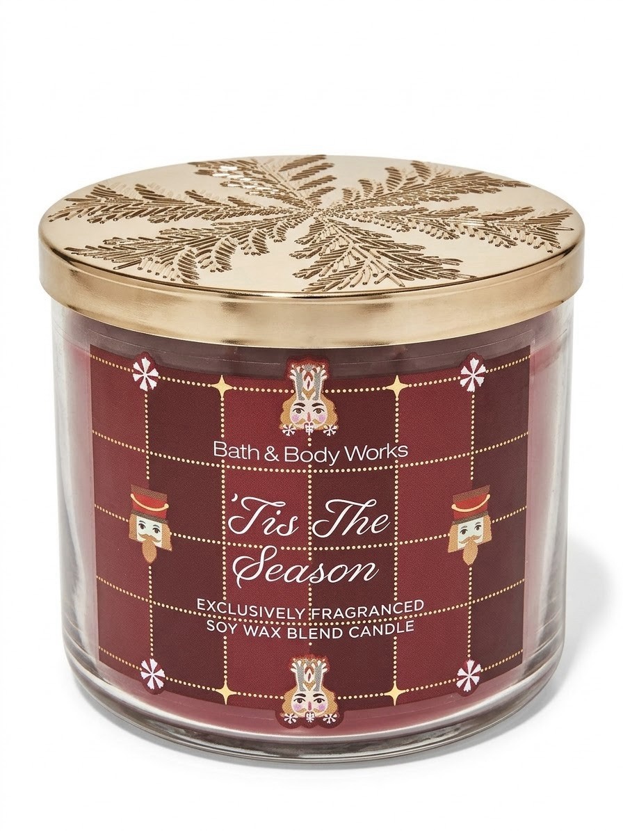 Candle Design Patterns Tis the Season 3-Wick Candle 14.5 oz - FAST SHIP Fall 2026 Bath & Body ...