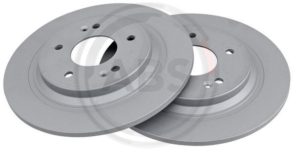 2X A.B.S. 18650 Bremsscheibe Hinten FüR Hyundai-image