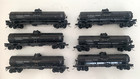 Lot of 6 Athearn HO AT&SF Single Dome Black Tank Cars — photo 1