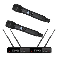 Dual Wireless Microphone System 2 SLXD2 Handheld Transmitters KSM9 Handheld SLXD