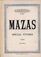 Mazas, Special Studies for Violin, Op.36, Book.1