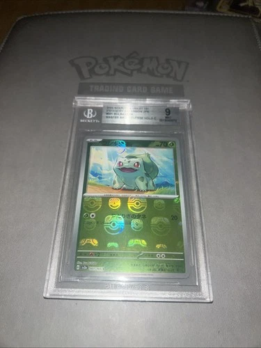 2023 Scarlet & Violet 151 Japanese bulbasaur #001 Masterball Reverse Holo