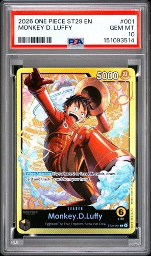 Luffy 2026 Luffy #ST29-001 Alt Art