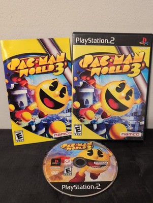 Pac-Man World 3 (Sony PlayStation 2, PS2 2005) CIB W/ Case & Manual. Tested