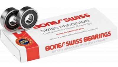#ad Bones Swiss 8 Pack Skateboard Bearings $33.98
