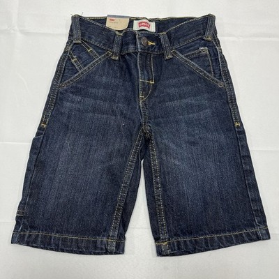 NWT Levi s Utility Shorts Blue Denim Jean 5 Reg Waist Size 20'' Inseam 8  NEW