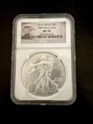 American Silver Eagle NGC 2012 UNC $1  MS-70  First Releases Eagle Logo