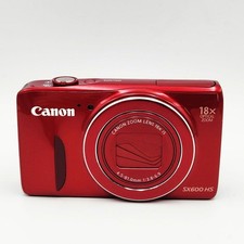 Canon PowerShot SX600 HS 16MP 18x Zoom Red Camera Japan JP
