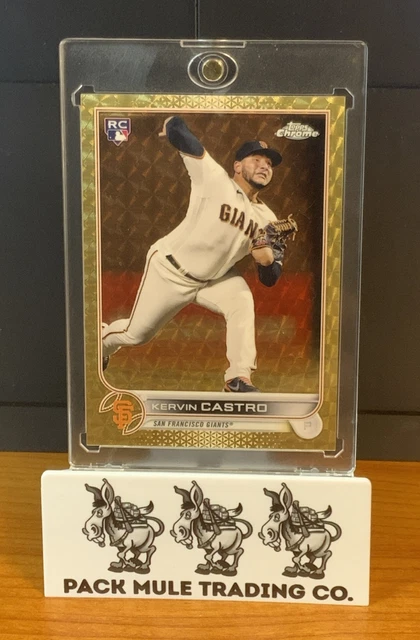 2022 Topps Chrome Sapphire Edition Kervin Castro #413 SuperFractor 1/1 (RC)