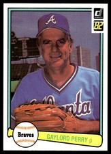 Gaylord Perry 1982 Donruss #543 Braves MLB READ FREE SHIPPING AutographDen