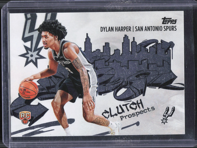2025-26 Topps Basketball Dylan Harper CC-2 Clutch City Prospects