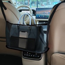HABNVUON Car Net Pocket Handbag Holder, Purse Holder for Car, Driver Storage ...