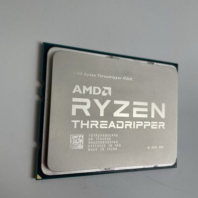 AMD Ryzen Threadripper 1920X 12 Core, 24 Thread 3.5GHz sTR4 CPU - No Vendor Lock
