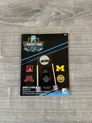 2023 NCAA Division I Men's Ice Hockey Frozen Four Championship Program Tampa Bay