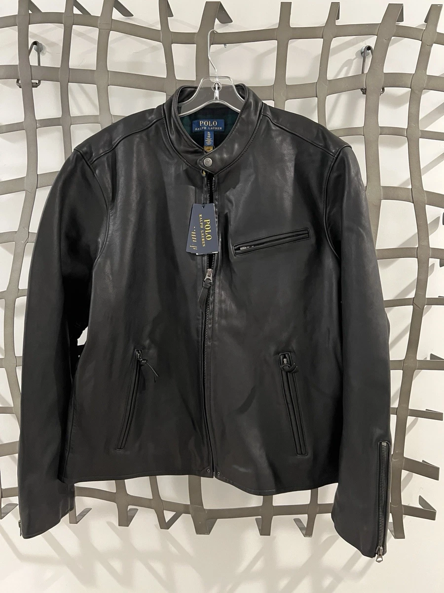 Polo Ralph Lauren Leather Black Coats & Jackets for Men for Sale