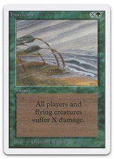 Hurricane (LP) Unlimited Edition 2ED Magic MTG