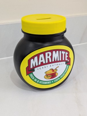 Große Marmite Glas Spardose - guter Zustand 6'' x 7'' Spardose 