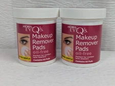 Andrea Eye Q'S - Eye Make-Up Remover Pads - Moisturizing 65 Each - 2 Packs
