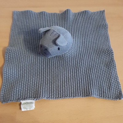 Alana Fledermaus Zebra Maus Tiger Schwein Schmusetuch 26x26cm grau Gehäkelt dm