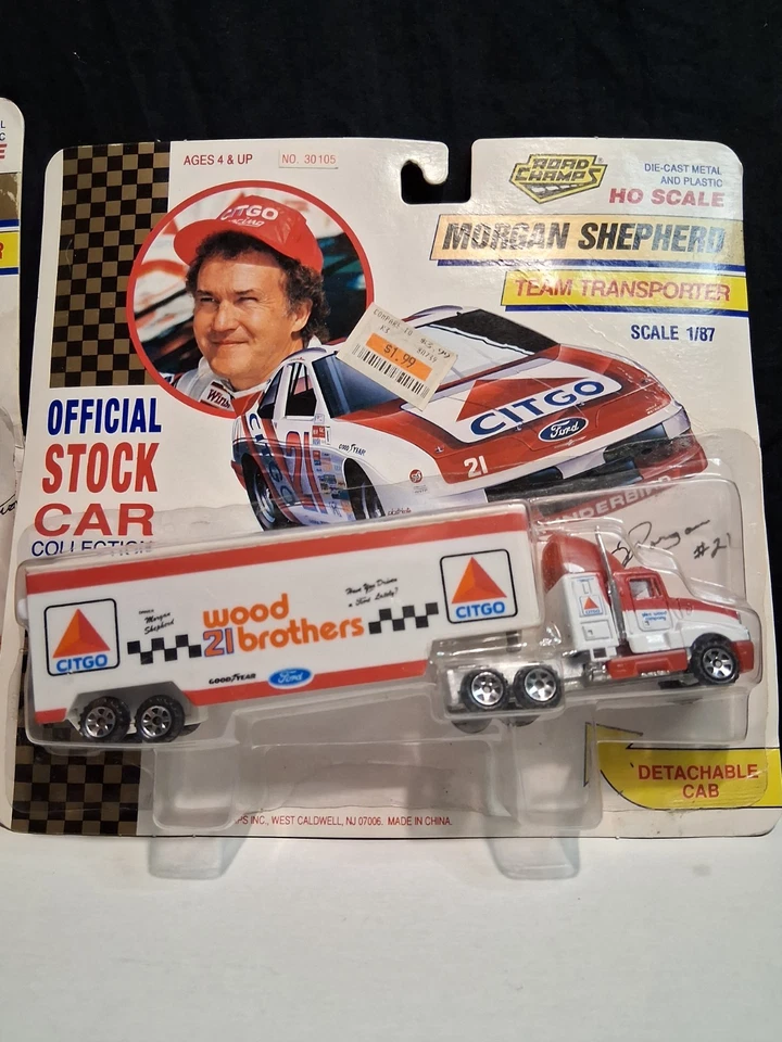  Nascar 1/87 Scale Road Champs Team Transporter 1990s Nascar Diecast  - Image 4 of 4