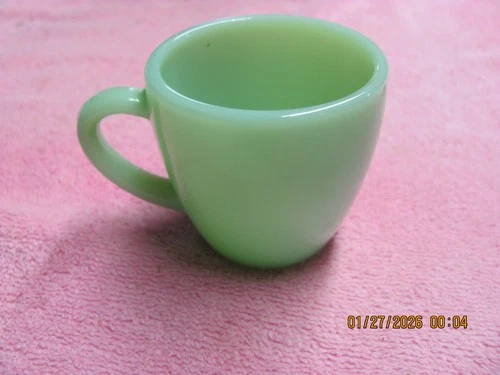 ANCHOR HOCKING FIRE KING JADEITE RESTAURANT DEMITASSE CUP