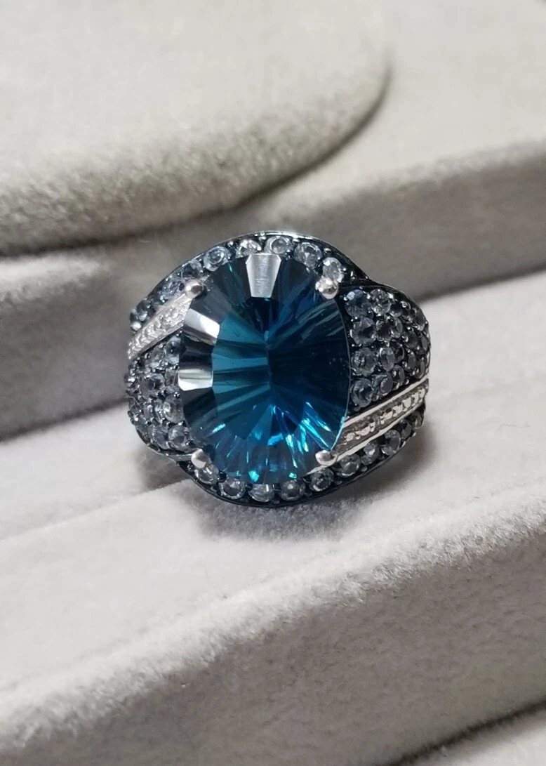 Chuck Clemency NYCII sterling silver London Blue Topaz Tanzanite