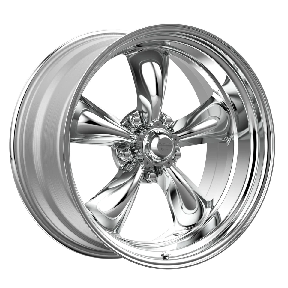 Juego 4 llantas pulidas American Racing Vintage VN515 Torq Thrust II 15x10 5x5 -44 mm Foto 2 de 4