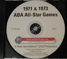 1971 ABA Basketball All-Star Game at Greensboro Broadcast Highlights on DVD!