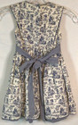 Maggie & Zoe Layered Tiered Summer Dress Child Print Blue White Kids Playing 4T — photo 2