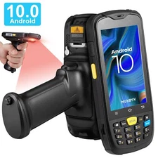MUNBYN Android 10.0 Barcode Scanner with Handle Zebra 2D Scanner Bluetooth Wi-Fi