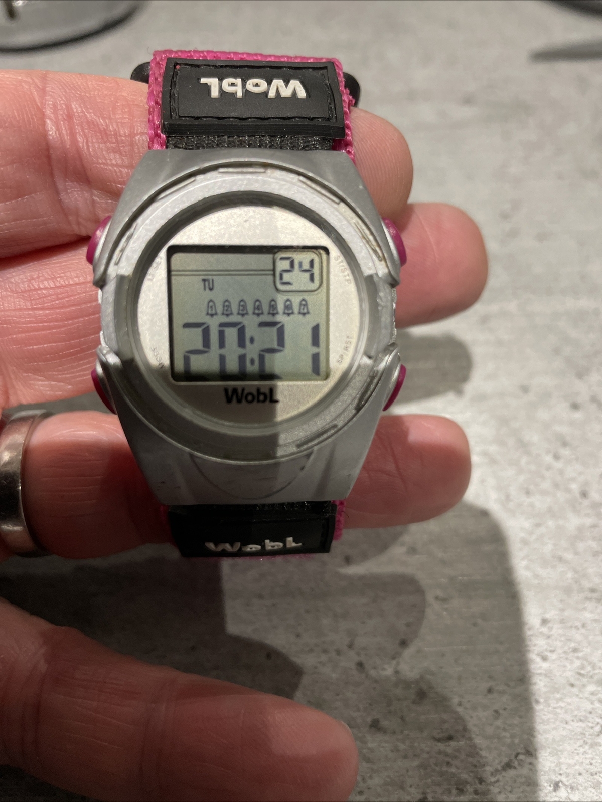 USED Wobl Watch Bed Wetting Alarm Vibrating Reminder, Potty Training