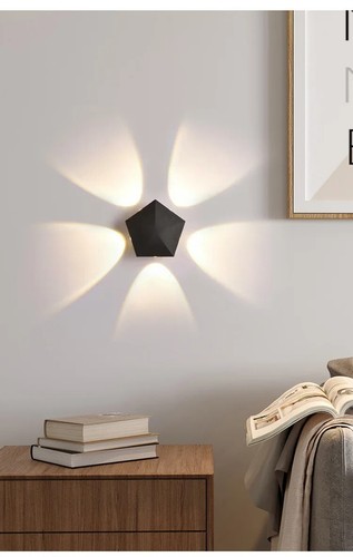 LED Wall Lights Modern Wall Lamps Sconces Bedroom Patio Indoor Outdoor Lighting - Picture 17 of 19