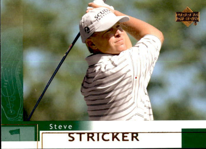 Steve Stricker 2002 Upper Deck Golf Card #21