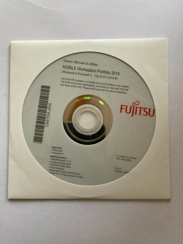 Fujitsu Drivers, Manuals&utilities Mobile Workstation Portfolio 2014 ( Win 8/8.1