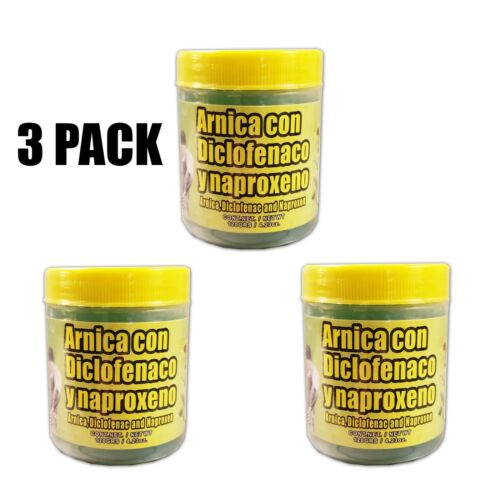 3 PACK Pomada Desinflamante Arnica con Naproxeno  - Picture 1 of 5