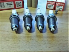 4x BRISK EOR15LGS High Performance Multipoint Premium Upgrade Racing Spark Plugs