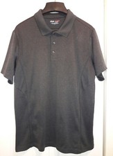FILA Sport Golf Performance Men's Polo Tee Shirt Athletic Fit SZ M GRAY