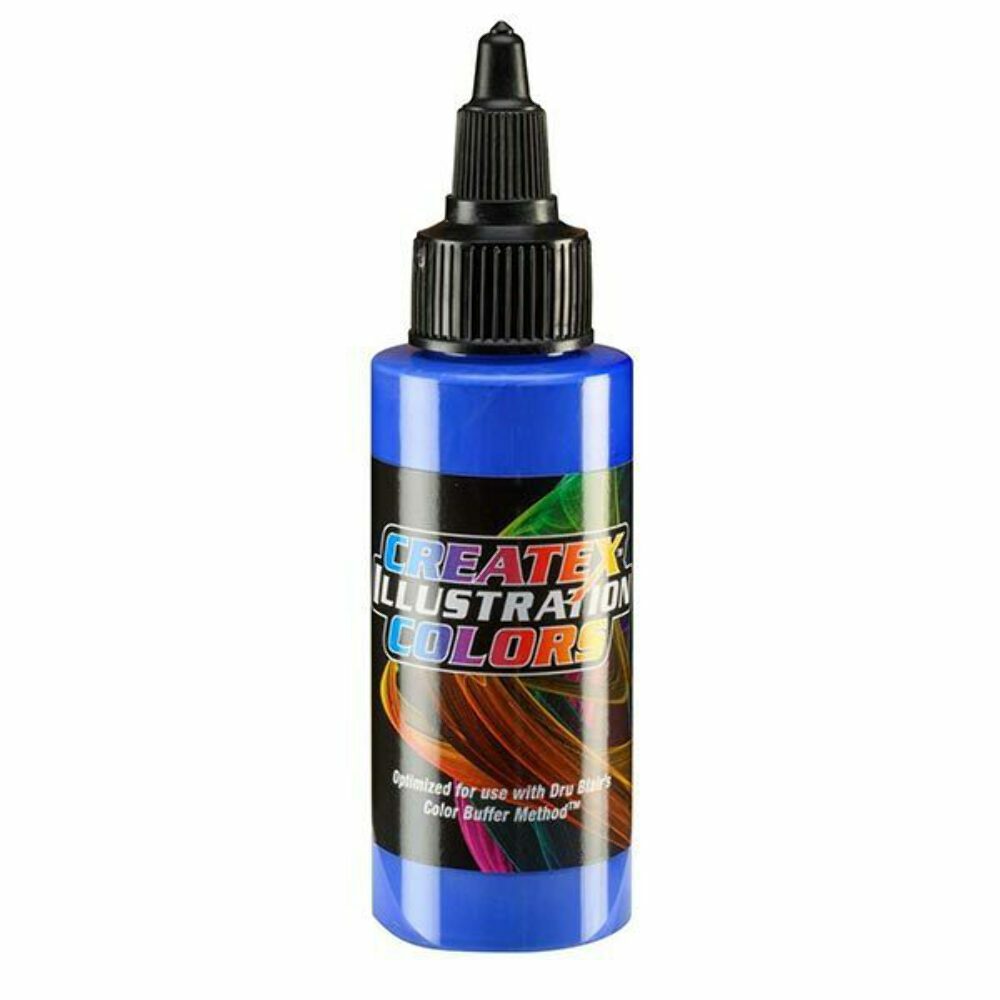Createx Illustration Colors Opaque Acrylic Airbrush Paint, 2oz Bottle