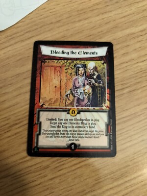 L5R CCG TCG. Legends of the Five Rings: Bleeding the Elements