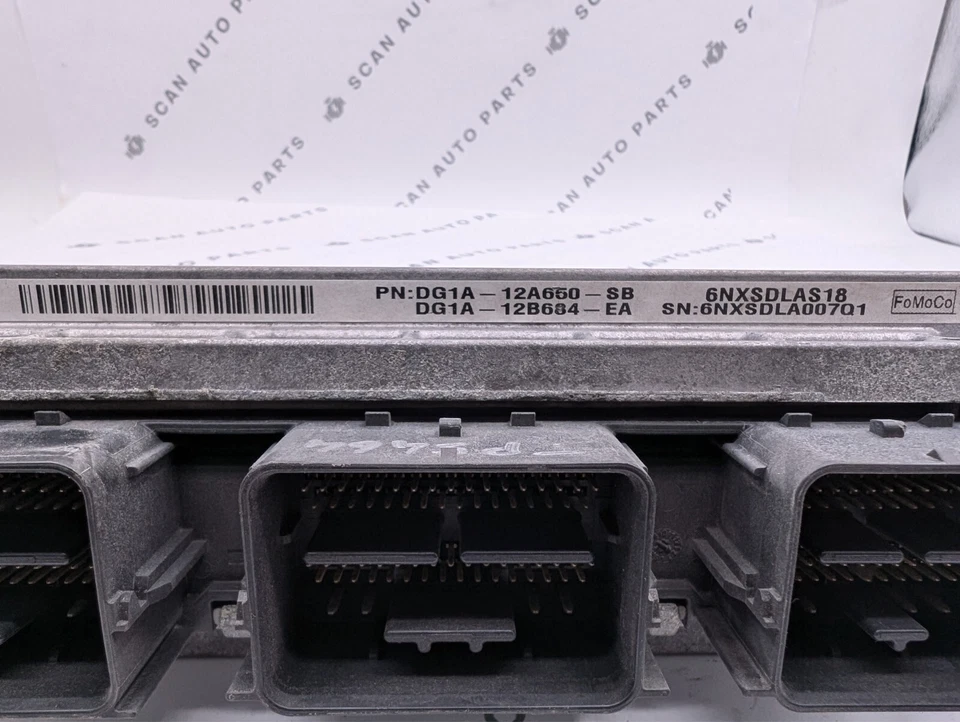 Used FoMoCo DG1A-12A650-SB ECU 6NXSDLAS18 - Image 2 of 4