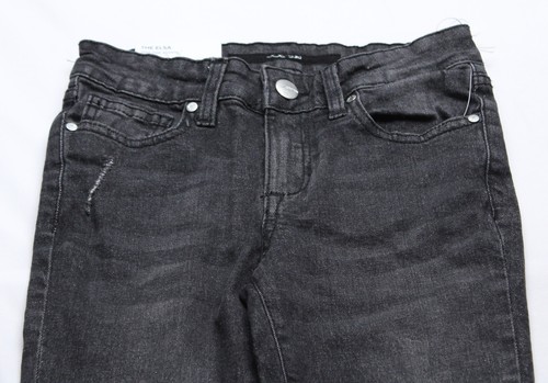 Joe's Jeans Girl's The Elsa Distressed Hem Skinny Jeans CA4 Black Size 12 NWT - Picture 2 of 4