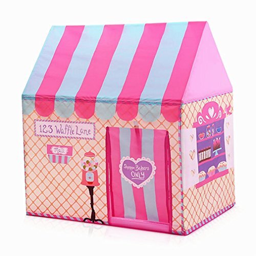 Floving Tenda combinata per Bambini Rosa, Tenda da Gioco Rosa, Tunnel (D5n) - Foto 1 di 1