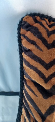 Vtg Ashford Court Tapestry Panda Pillow Bamboo Animal Print Velvet Back - Picture 4 of 10
