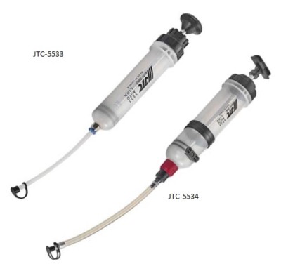 JTC HAND OPERATED FLUID SYRINGE (1500 C.C.), JTC TOOLS # 5534