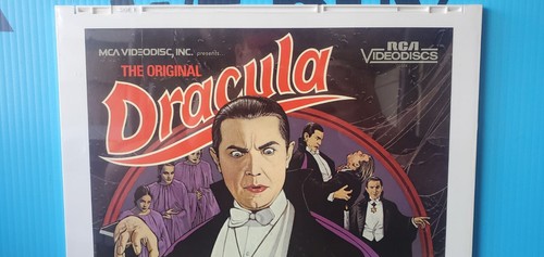 Dracula CED NEU RCA Videodisc 1931 Bela Lugosi Tod Bräunung Universal Horror OOP - Bild 2 von 7