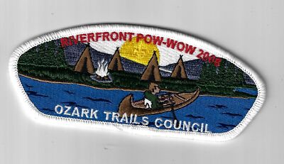 Ozark Trails Council SAP SA-31:3 Riverfront Pow-Wow 2008 WHT Bdr. (CSI $40-45) S