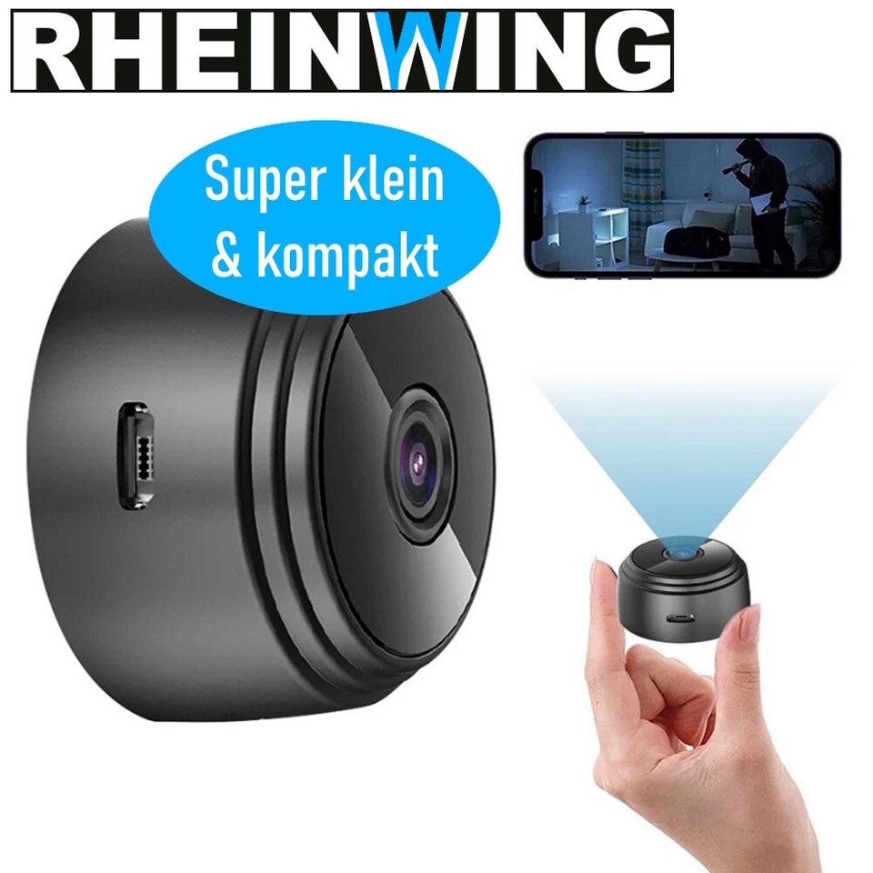 Mini Telecamera Magnetica WiFi RHEINWING 1080p HD Telecamera - Foto 10