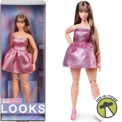 Barbie Looks Doll #24 with Pink Mini Dress Y2K Fashion Doll 2023 Mattel HRM16