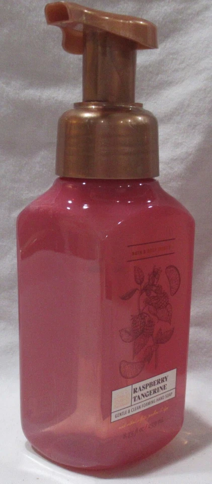 Bath & Body Works Gentle & Clean Foaming Hand Soap Set Lot 2 RASPBERRY TANGERINE - Image 3 of 4